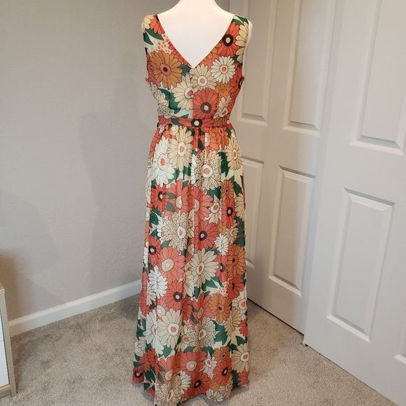 ModCloth Flolal Maxi Dress Size S - Picture 6 of 14